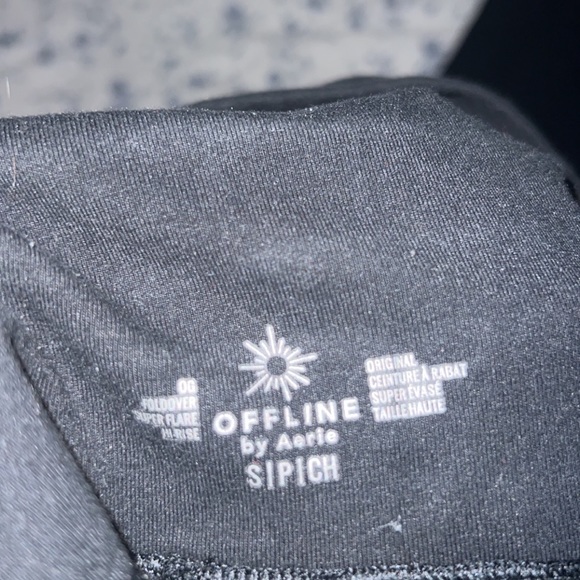 aerie fold over flare leggings - Picture 2 of 2